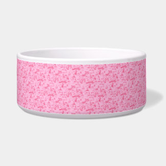 Comedero Perro Marino Toile Rosa 