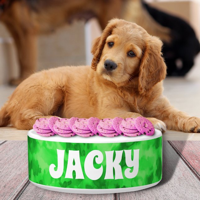Comedero Perro o nombre de gato personalizado del tinte ver (Subido por el creador)