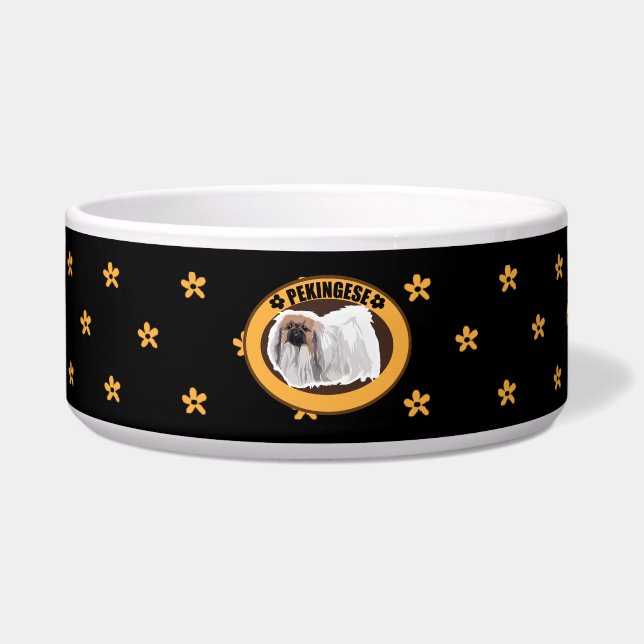 Comedero Perro pekingese (Frente)