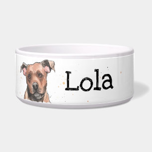 Comedero Perro personalizado Staffordshire bull Terrier Sta
