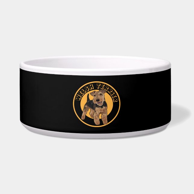 Comedero Perro Welsh Terrier (Frente)