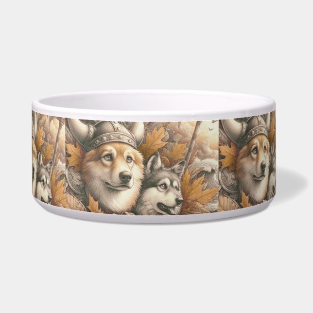 Comedero Perros de Cul Viking en guardia (Derecha)