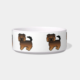Comedero Perros de dibujos animados lindos Norfolk Terrier