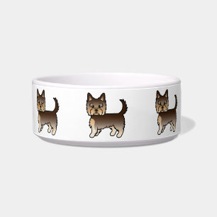 Comedero Perros de dibujos animados Yorkshire Terrier de ch