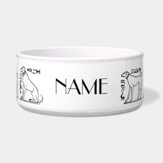 Comedero Perros egipcios, bolera de mascotas