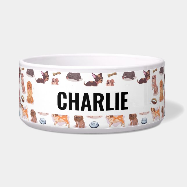 Comedero Perros felices (Frente)