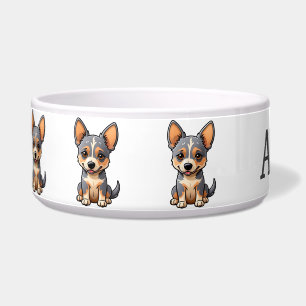 Comedero Personaliza adorable perro boyero australiano