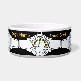 Comedero Personaliza el Nombre del Perro Hora de Comer Comi