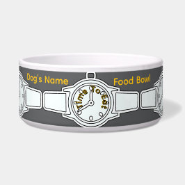 Comedero Personaliza el nombre del perro para comer comida 