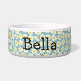Comedero Personalizable Daisy Ceramic Pet Bowl