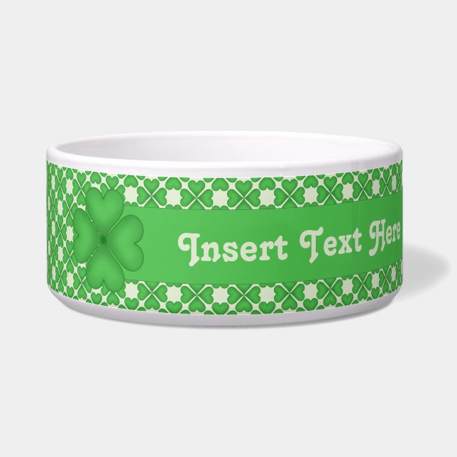 Comedero Personalizable del modelo de cuatro de la hoja (Derecha)