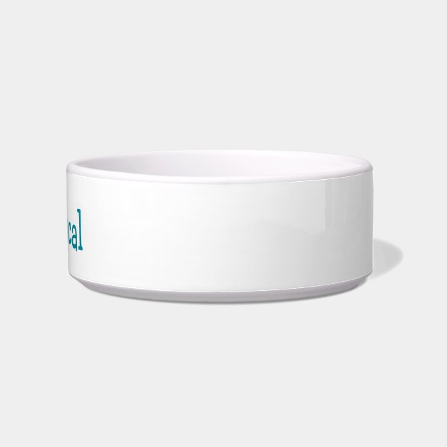 Comedero Personalizable del nombre del gato siamés (Derecha)