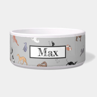 Comedero Personalizable Italiano Greyhound Whippet Dog Bowl