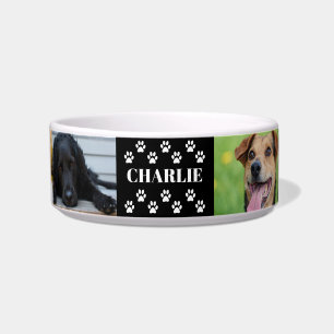 Comedero Personalizado 6 Mascota Collage de fotos Perro Nom