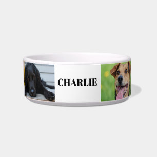 Comedero Personalizado 6 Mascota Nombre del perro Collage d