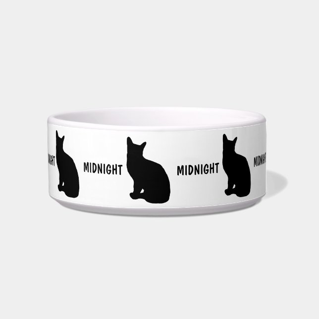 Comedero Personalizado Añadir nombre a Cat Bowl (Derecha)
