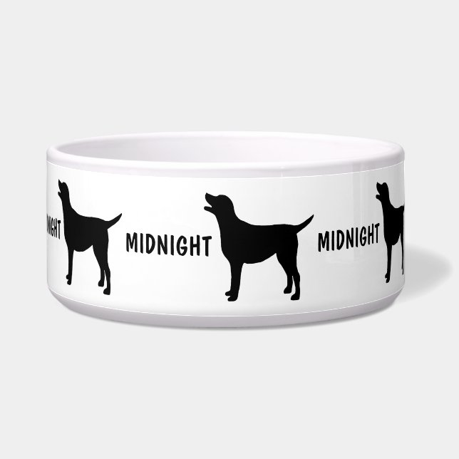 Comedero Personalizado Añadir Nombre Tazón de Perro (Derecha)