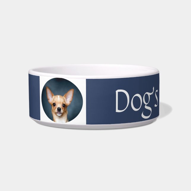 Comedero Personalizado Chihuahua Mascota Dog Bowl (Izquierda)