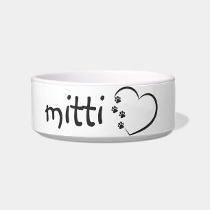 Comedero Personalizado con el nombre de tu mascota