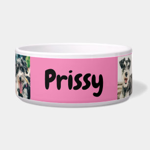 Comedero Personalizado con nombre y fotos Tazón de perro