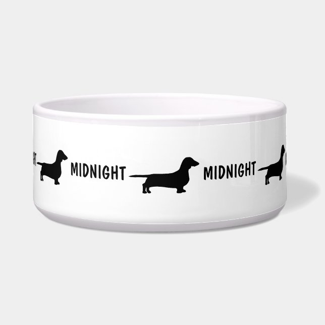 Comedero Personalizado Dachshund Dog Bowl (Frente)