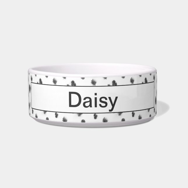 Comedero Personalizado Dalmatian Fur Pet Bowl (Frente)