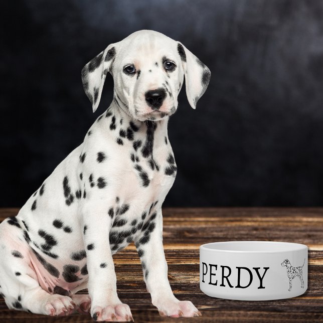 Comedero Personalizado de diseño de perro de Dalmacia (Subido por el creador)