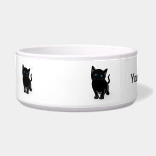 Comedero Personalizado de gatitos negros