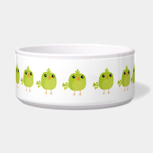 Comedero Personalizado de pájaro verde