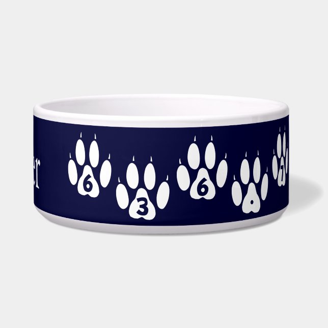 Comedero Personalizado Dewey Dog Bowl (Derecha)