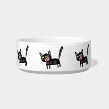Personalizado Kitten Cat de Cuadrillo Negro