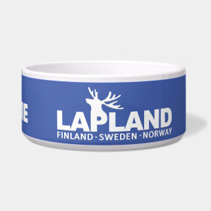 Comedero PERSONALIZADO LAPLAND tazones de mascota de texto 