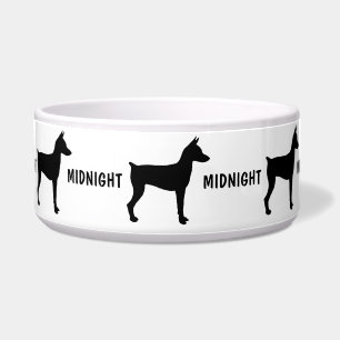 Comedero Personalizado Miniatura Pinscher Dog Bowl