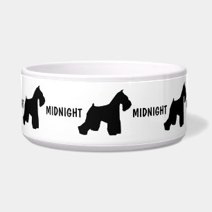 Comedero Personalizado Miniatura Schnauzer Dog Bowl