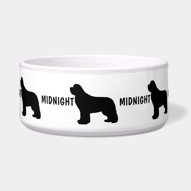 Comedero Personalizado Newfoundland Dog Bowl (Frente)