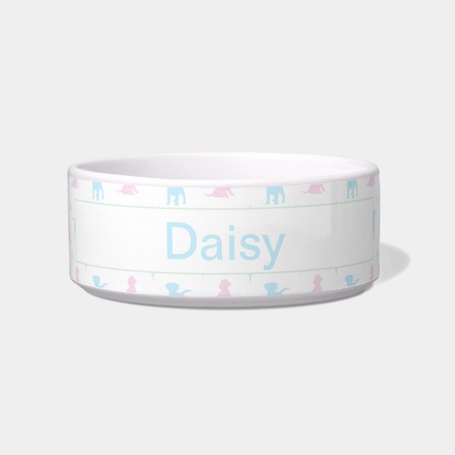 Comedero Personalizado Pastel Puppies Pet Bowl (Frente)