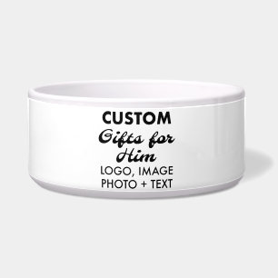 Comedero Personalizado personalizado Gran Mascota Tazón de 