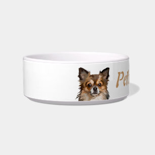 Comedero Personalizado Pomeranian o Chihuahua, Mascota, per