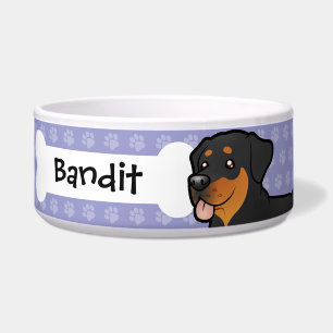 Comedero Personalizado Rottweiler