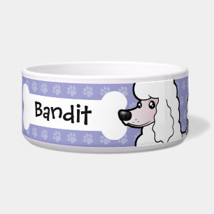 Comedero Personalizado Standard/Miniature/Toy Poodle (show