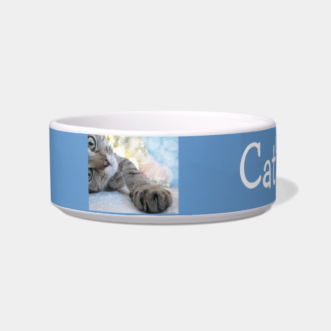 Comedero Personalizado Tabby Cat Pet Bowl (Izquierda)