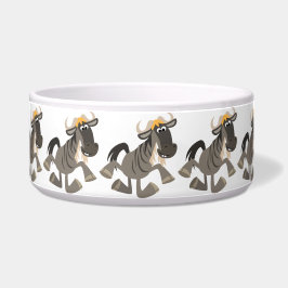 Comedero Personalizado Tap Dancing Wildebeest Pet Bowl