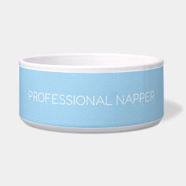 Comedero Personalizado Tazón de Mascotas - "Napper Profesio