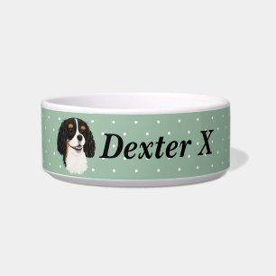 Comedero Personalizado Tri Cavalier King Charles Spaniel