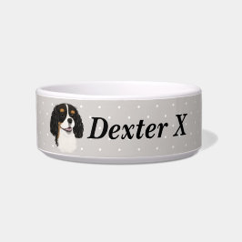 Comedero Personalizado Tri Cavalier King Charles Spaniel  