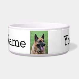 Comedero Personalizado, tu foto, tu nombre y palabras