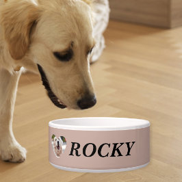 Comedero Personalized dog bowl with pet photo + name   