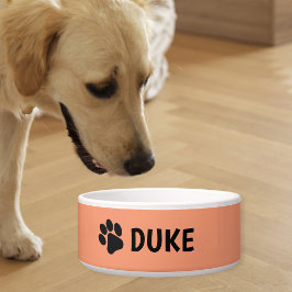 Comedero Personalized dog bowl with pet's name 