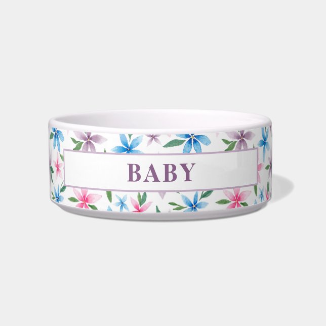 Comedero Personalized Floral Pet (Frente)