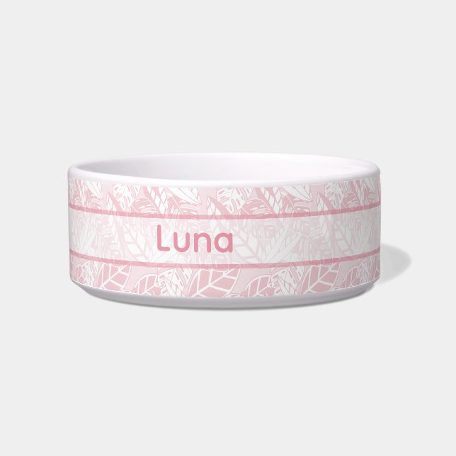 Comedero Personalized Pet Bowl with foliage (Frente)